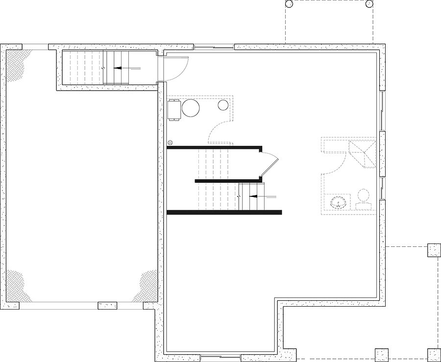 3464 unfinished basement