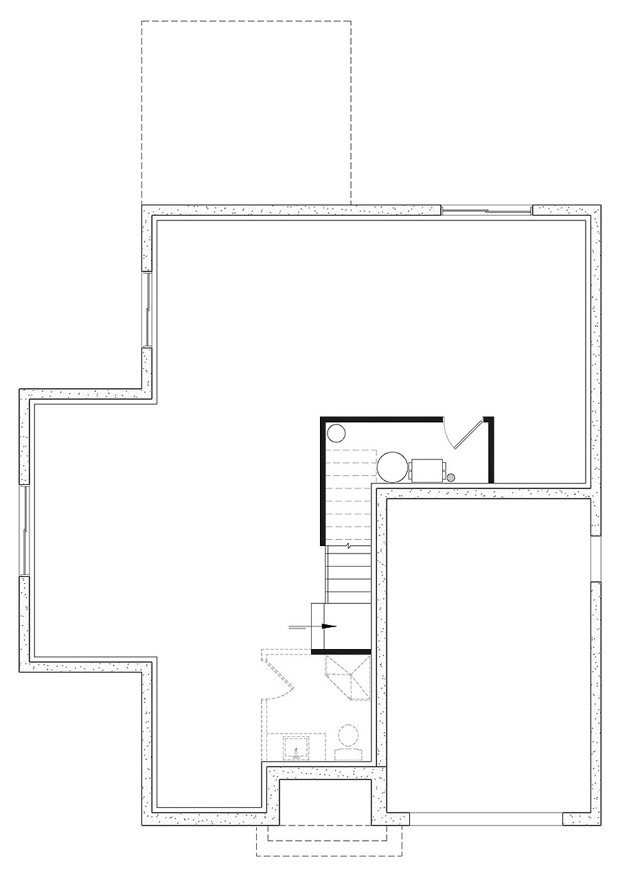 4609 unfinished basement