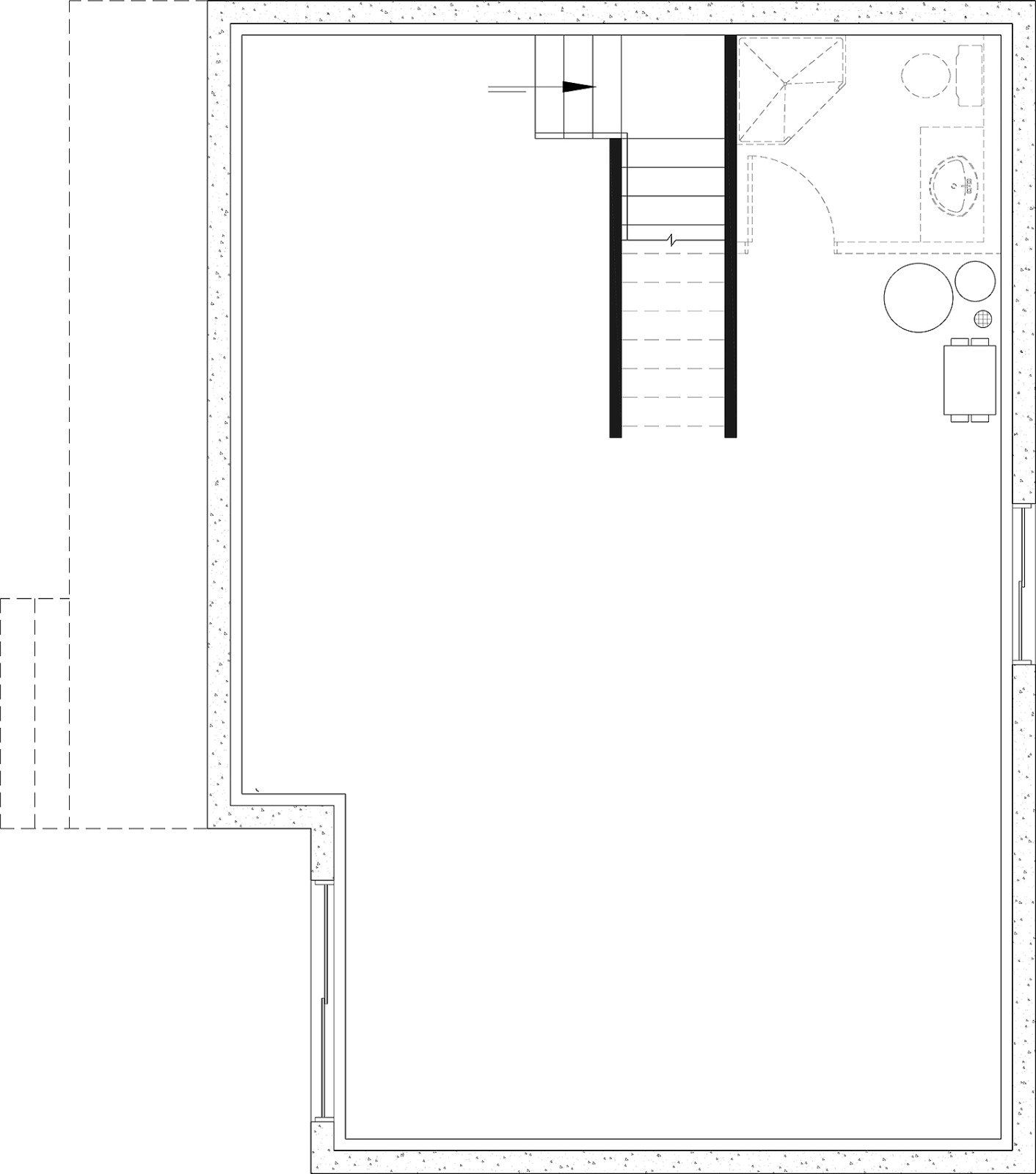 90107 unfinished basement