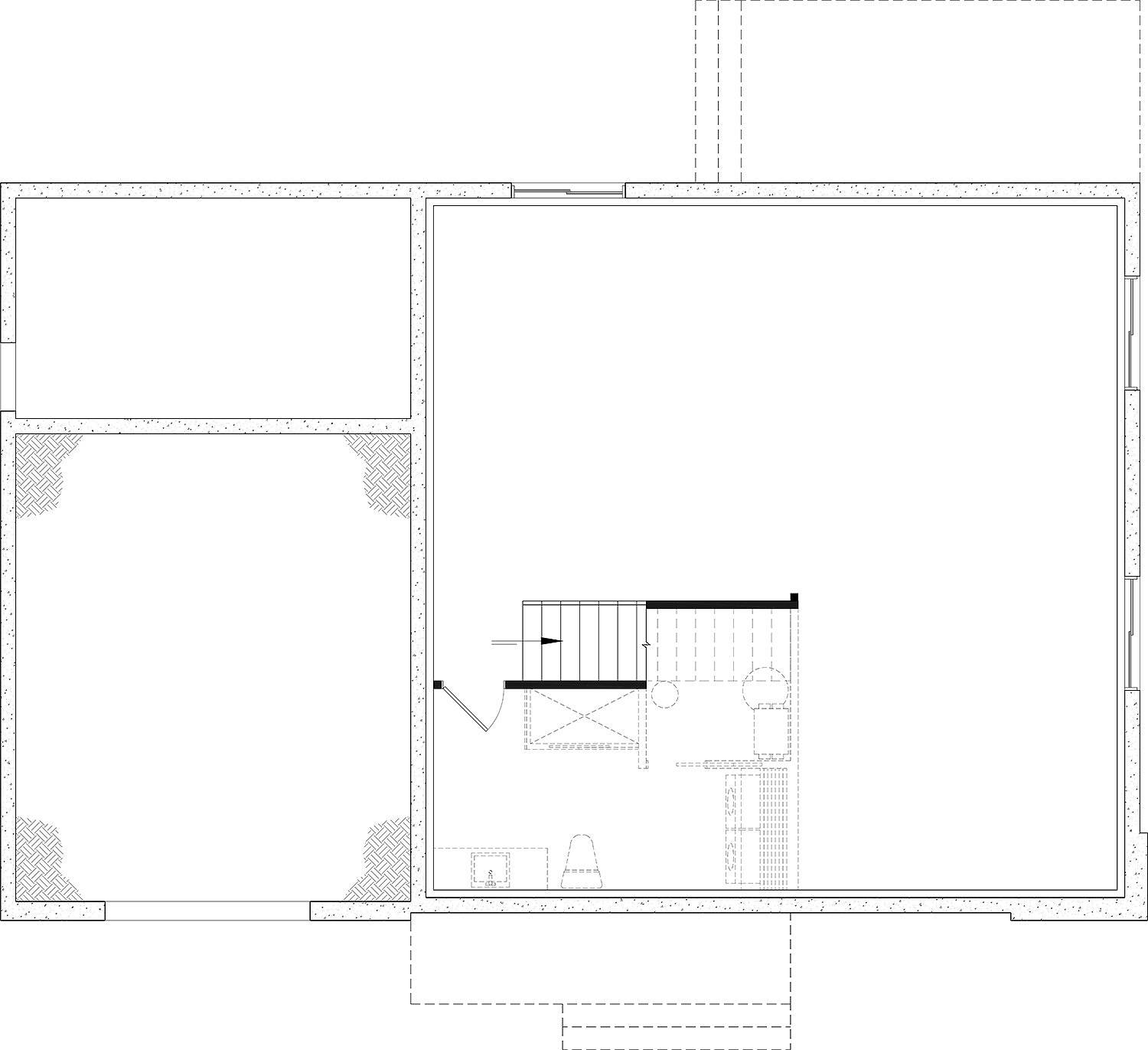 90109 unfinished basement