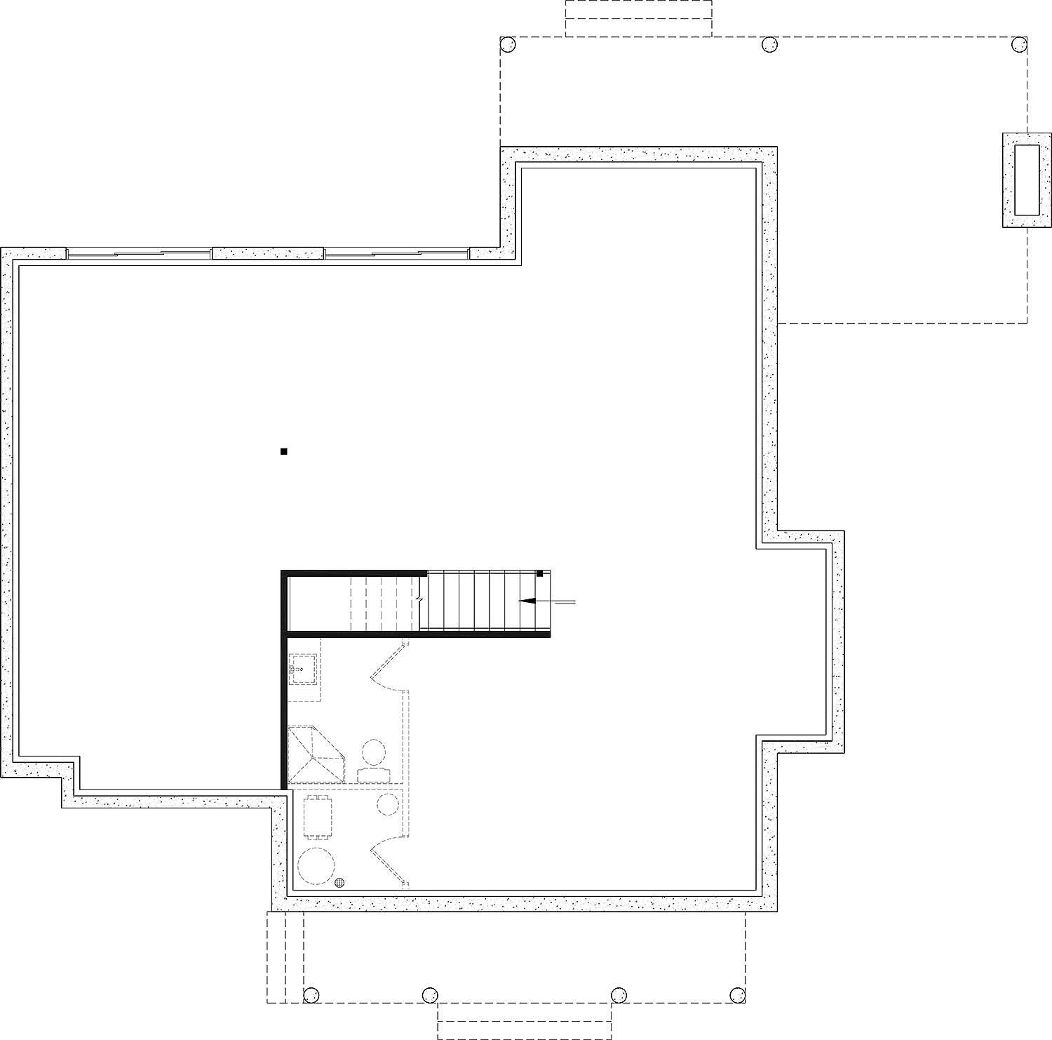 3734 unfinished basement