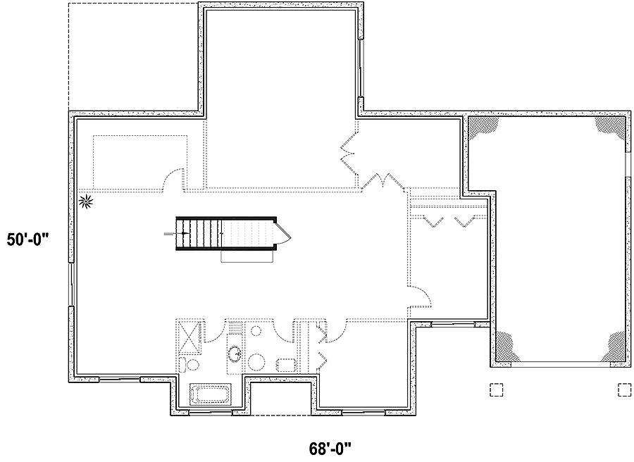 3287 v1 unfinished basement