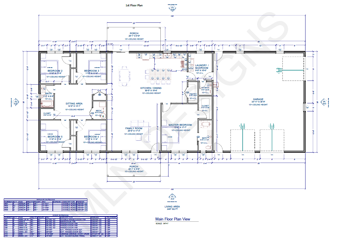 House floor plan main view