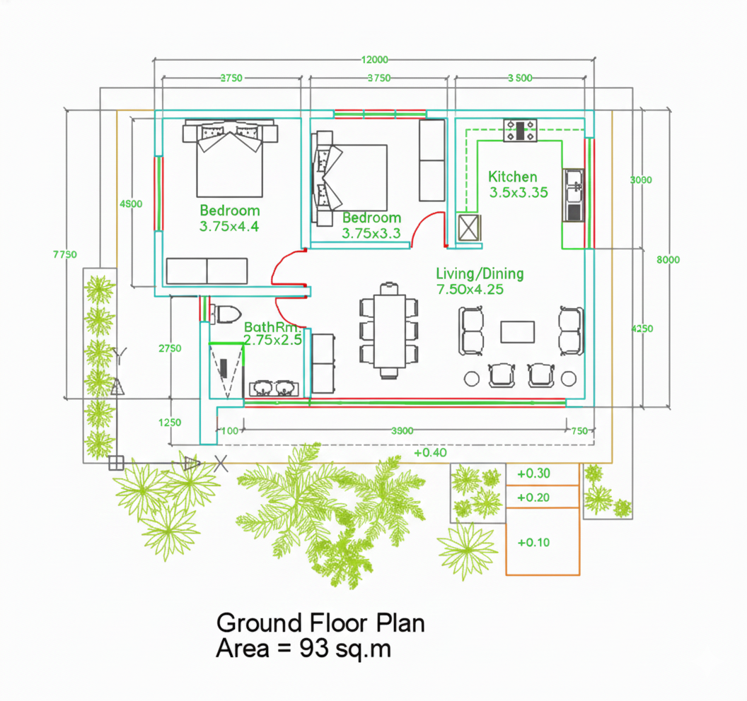 Ground floor plan