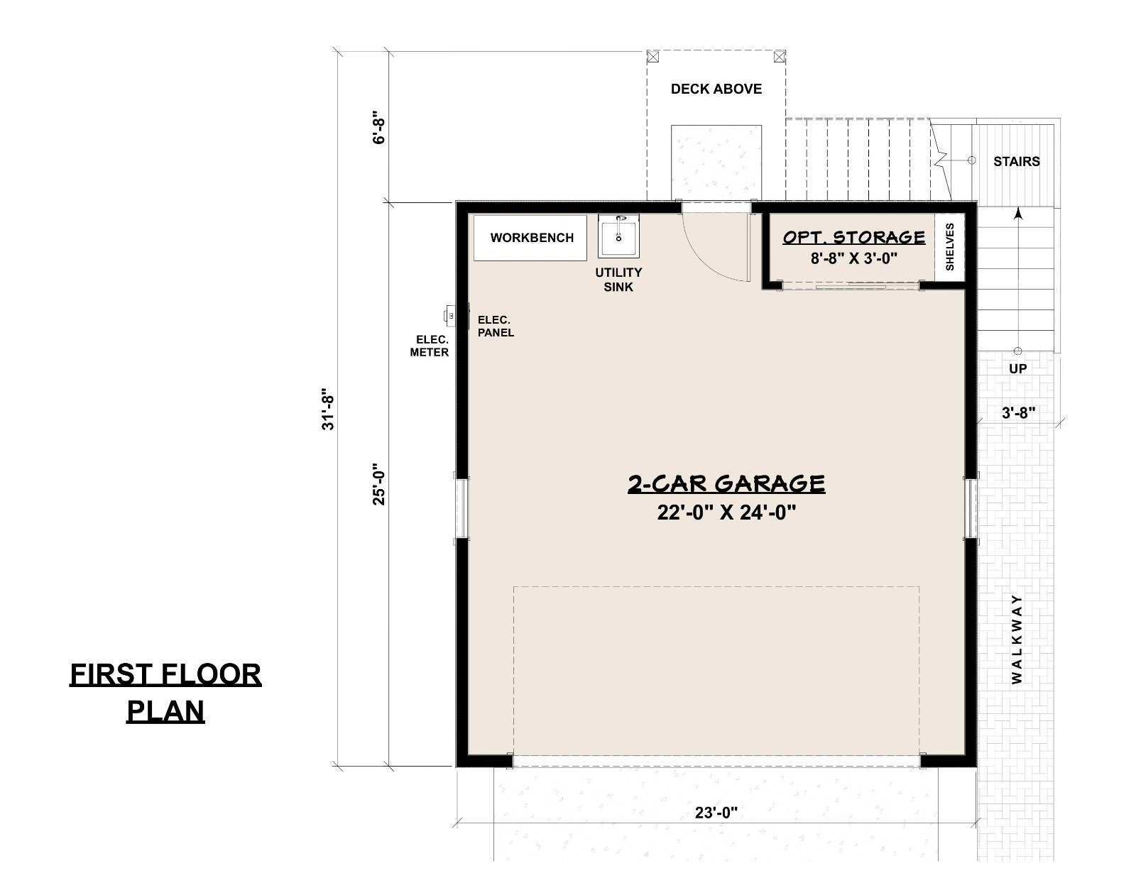 Garage apartment 30011b   plan   first floor