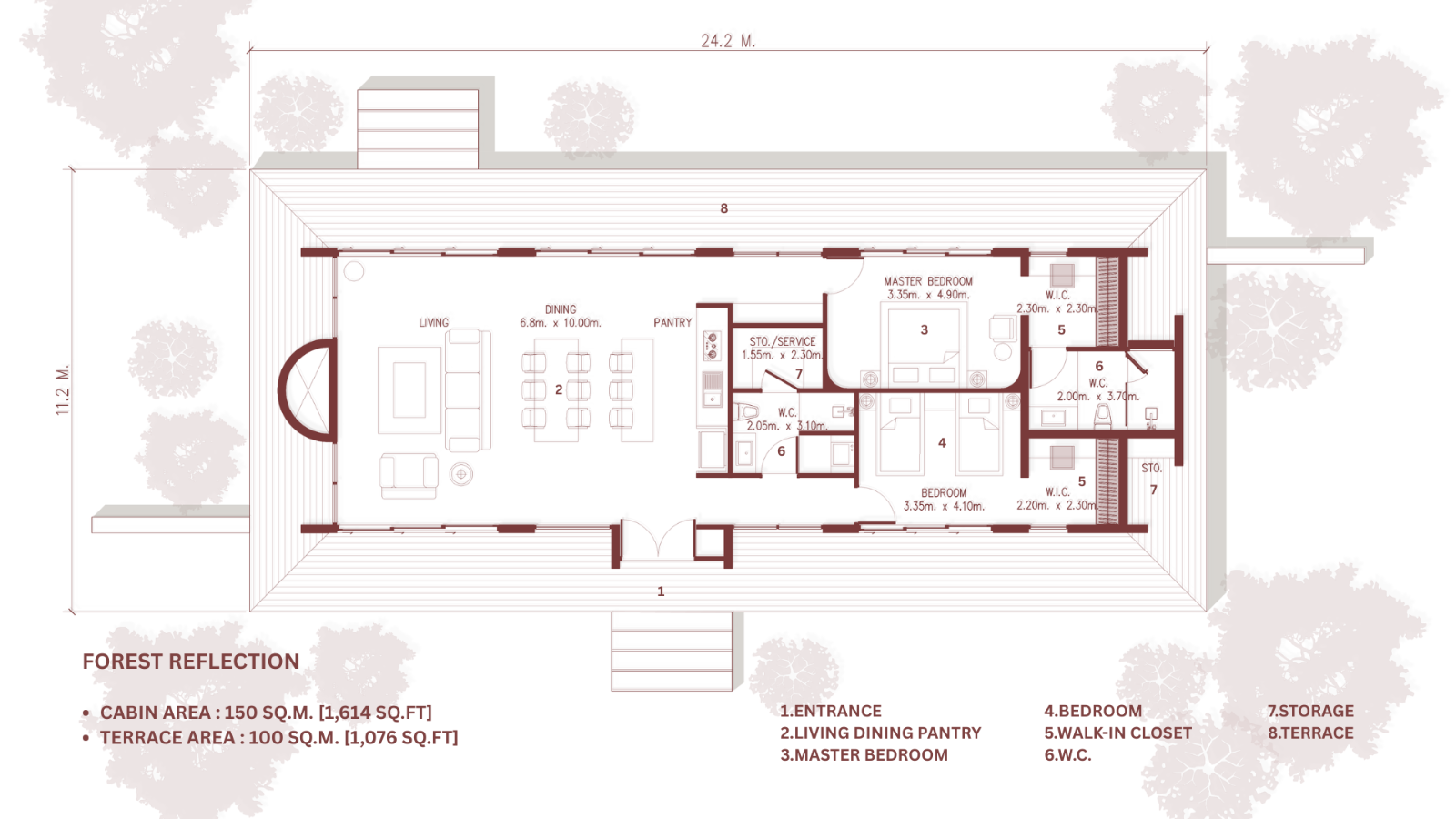2 bedrooms   2 bath   terrace   1 614 sq ft 