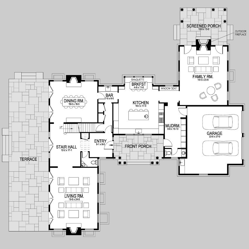 Shingle style house plans z1 first
