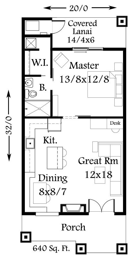 M 640 main floor