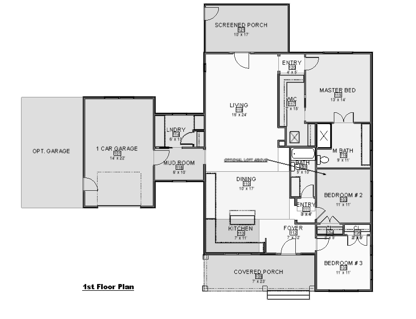 Opt  floor plan