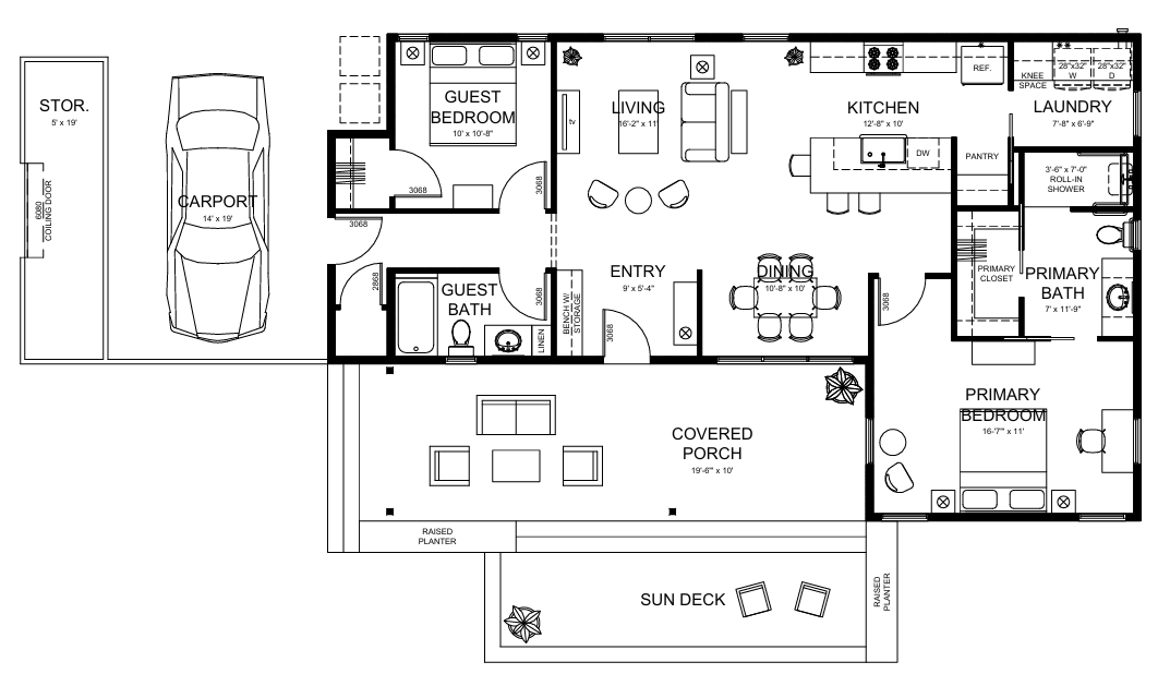 The cedar   optional floor plan