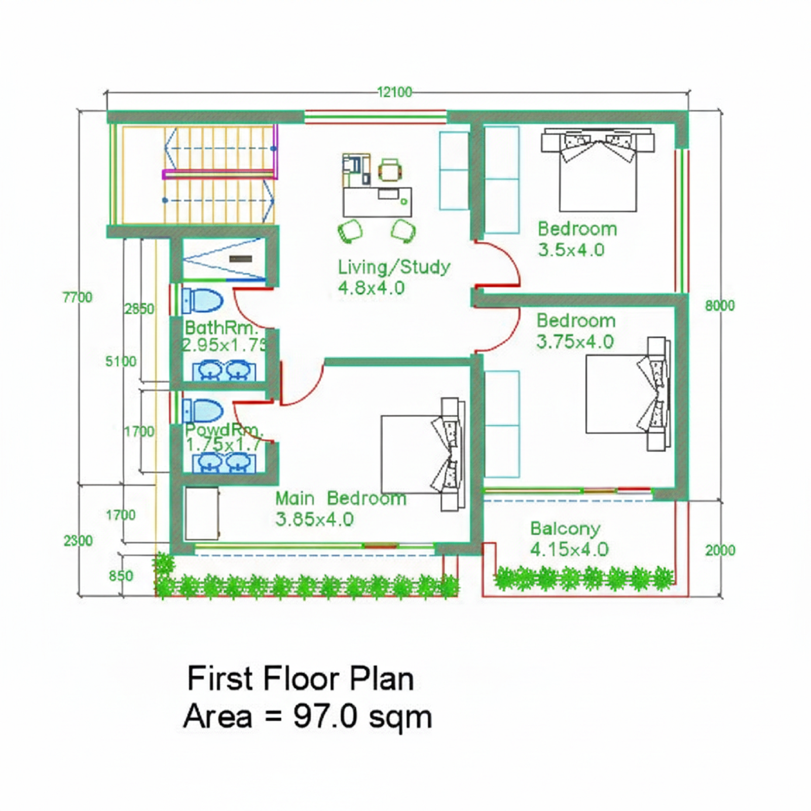 First floor plan