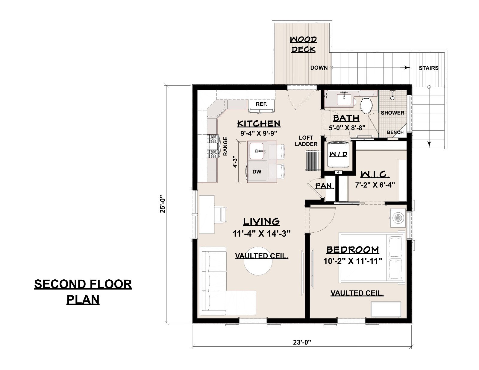 Garage apartment 30010a   plan   second floor