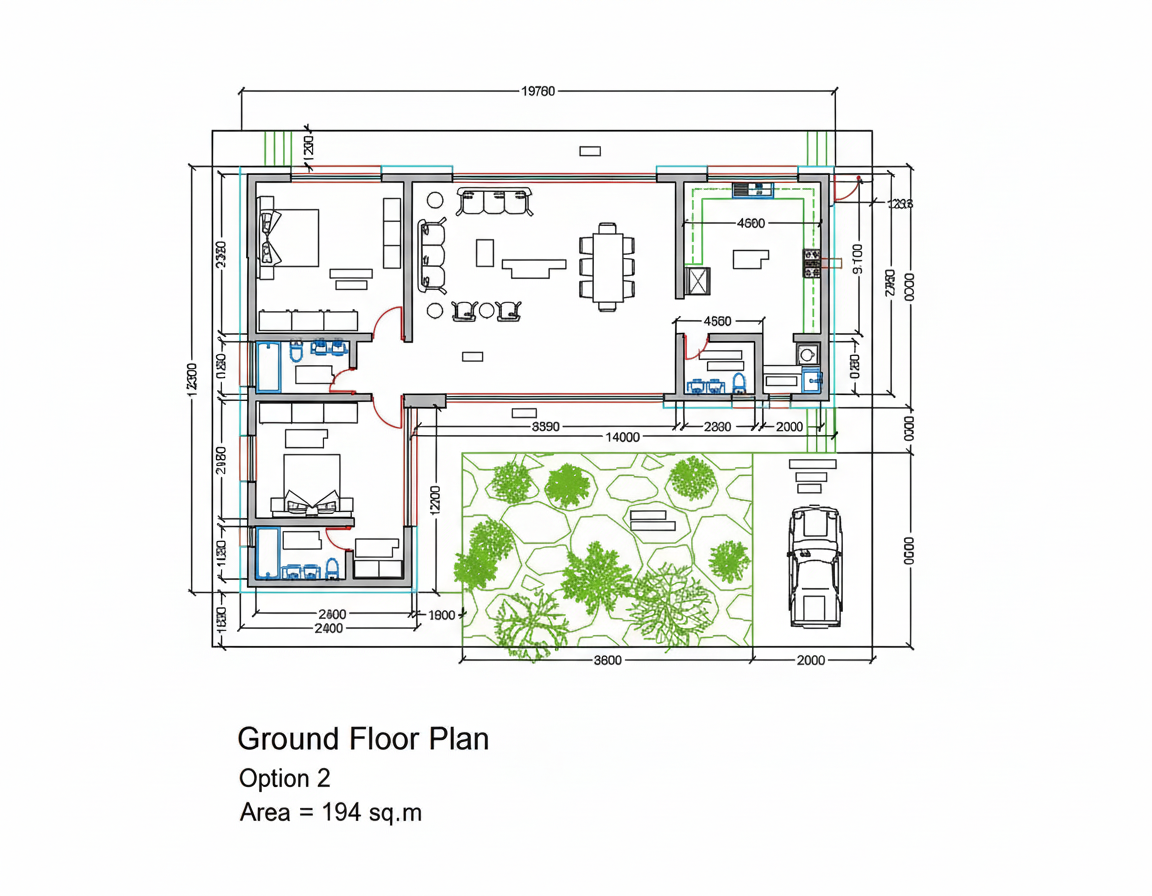Floor plan option 2