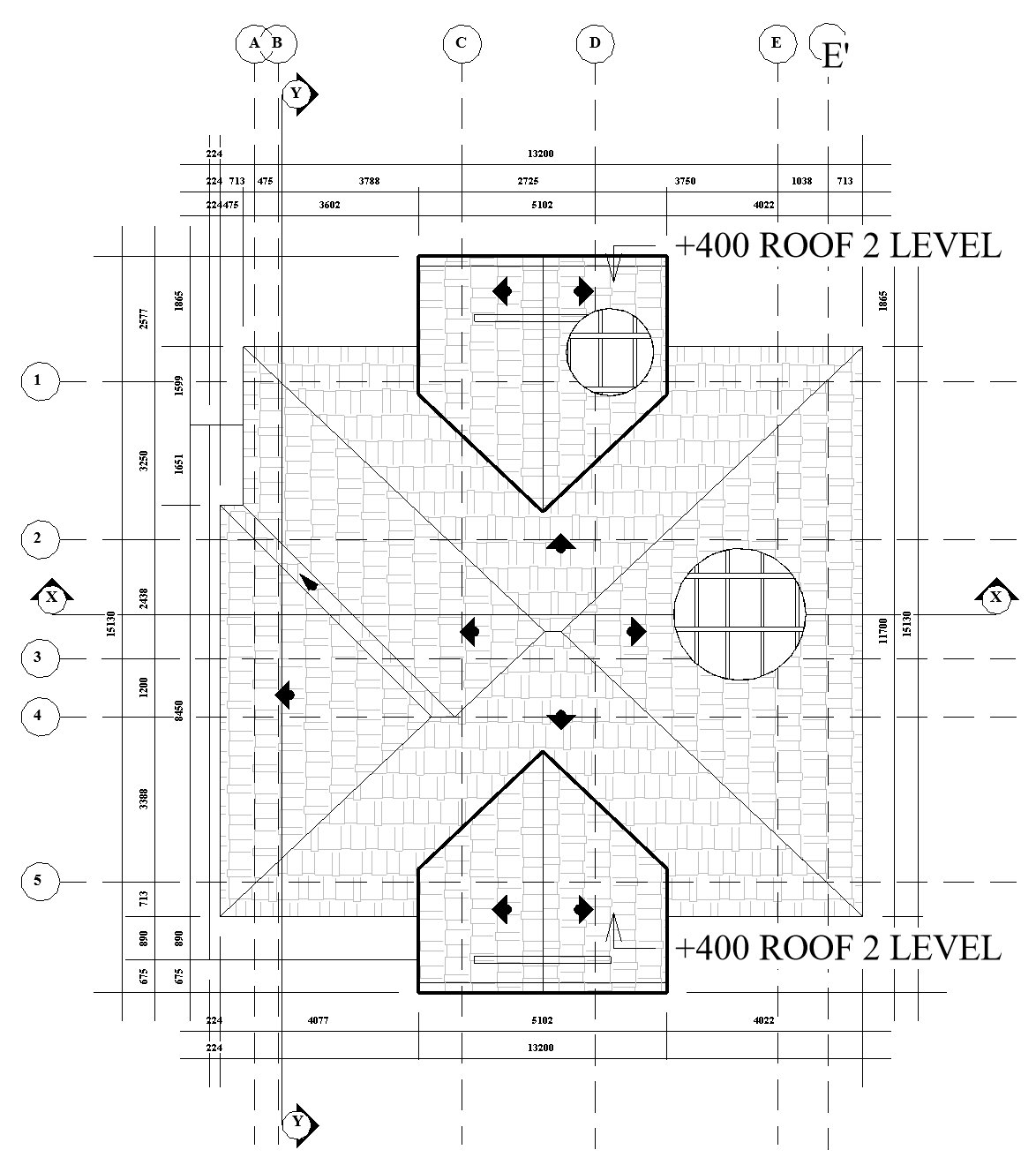 Mr dominic masion   floor plan   roof